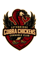 Lethbridge Cobra Chickens Cornhole Club logo