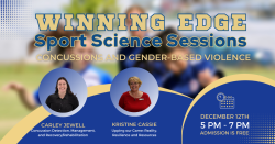 Sport Science Seminar - Concussion and Gender Based Violence logo