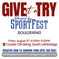 Give it a Try Bouldering logo