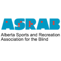 Alberta Sports and Recreation Association for the Blind (ASRAB) logo
