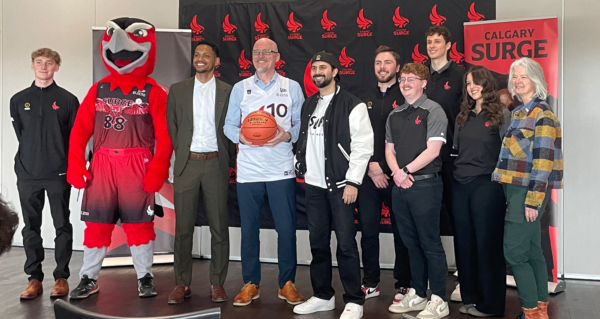 Calgary Surge Media event